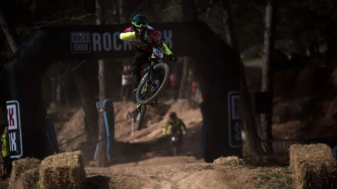 Mario Guerri en plena competici&oacute;n en Barcelona | Foto: Tumasa Huesca Bike