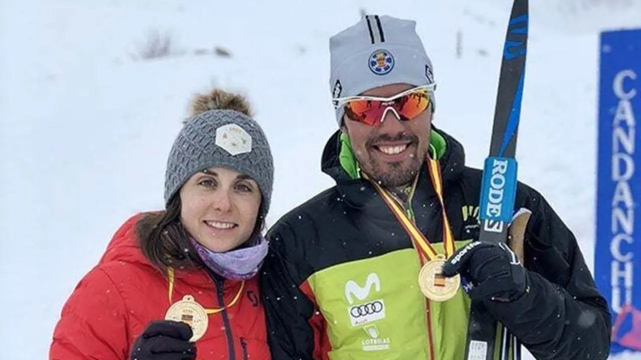 Cester y Rojo, ganadores en los nacionales que se celebran en Candanch&uacute;. Foto: Spainsnow/Rfedi
