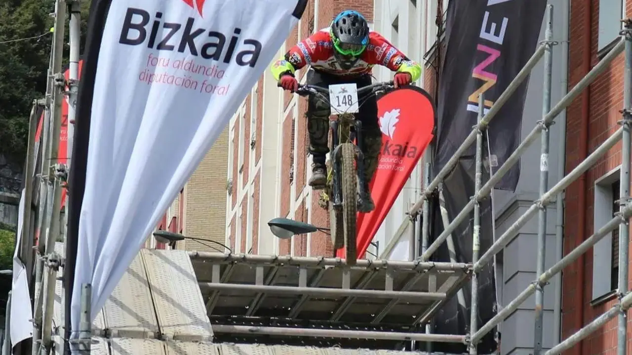 Mario Guerri en la salida. | Foto: Huesca Bike
