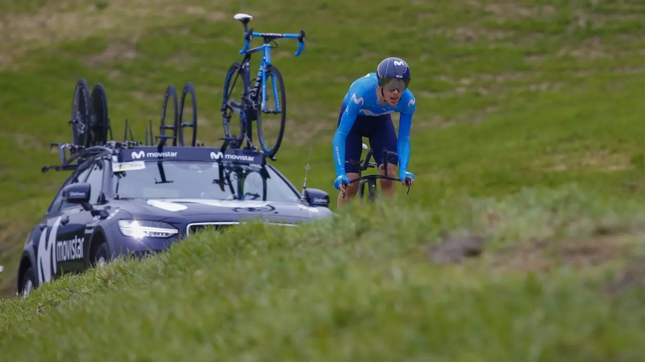 Jaime Castrillo en la Semana Coppi e Bartali | Foto: Bettiniphoto