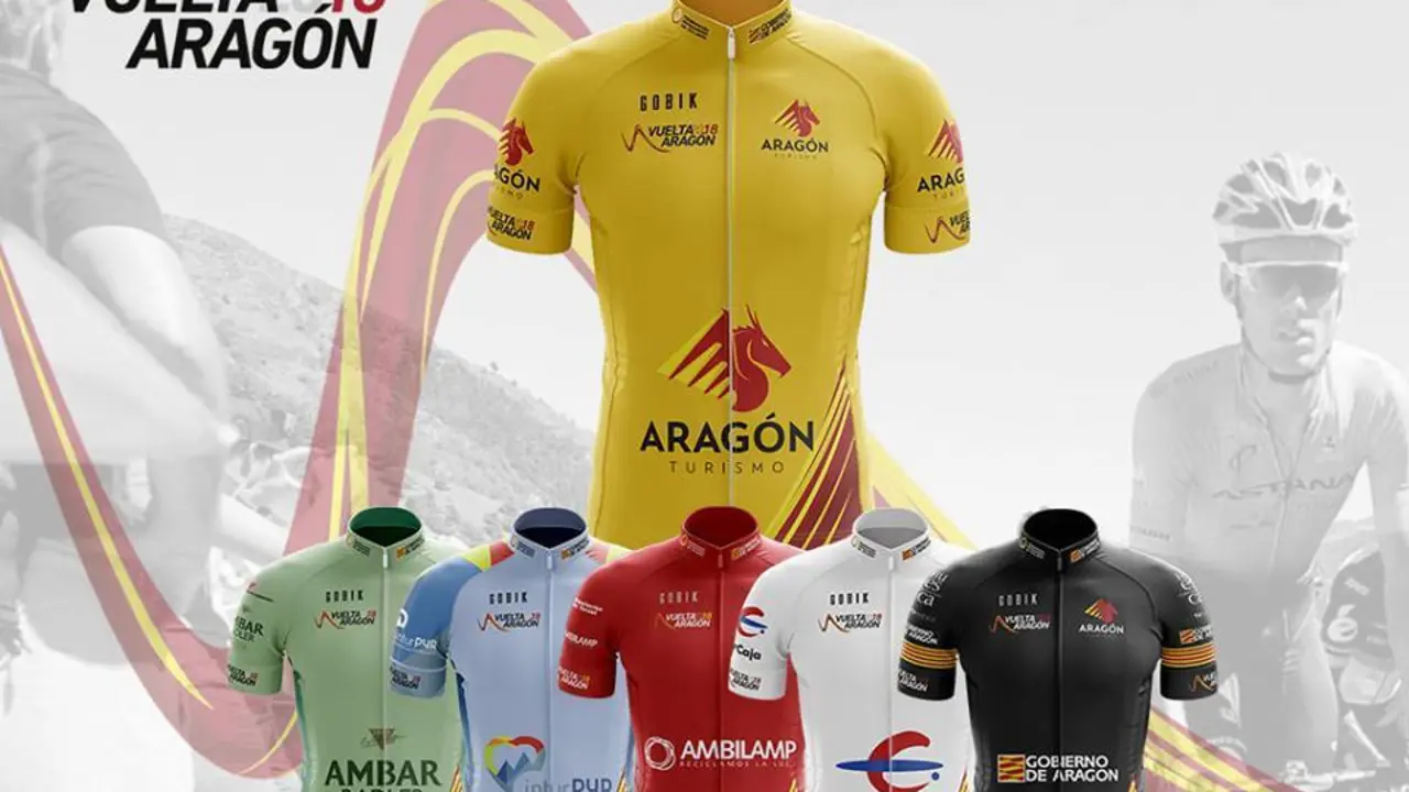 Maillots de la Vuelta Arag&oacute;n 2018