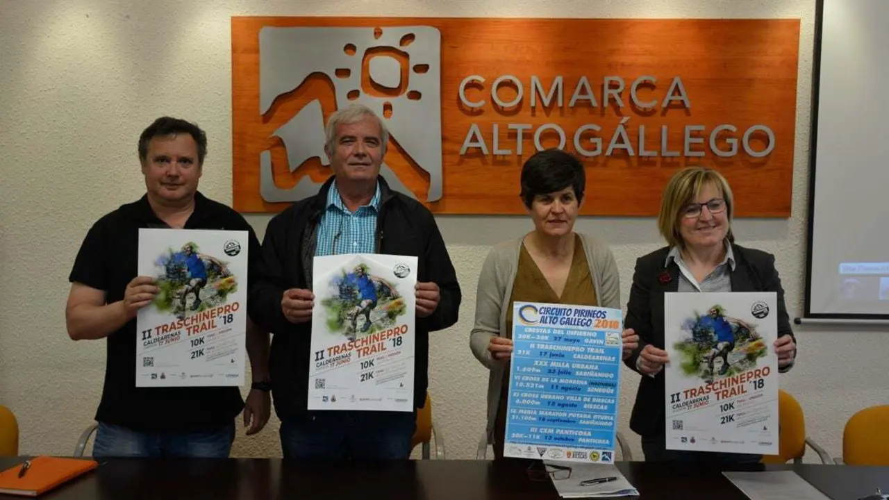 Presentaci&oacute;n oficial de la Traschinepro en la comarca del Alto G&aacute;llego. Foto: Sporthuesca