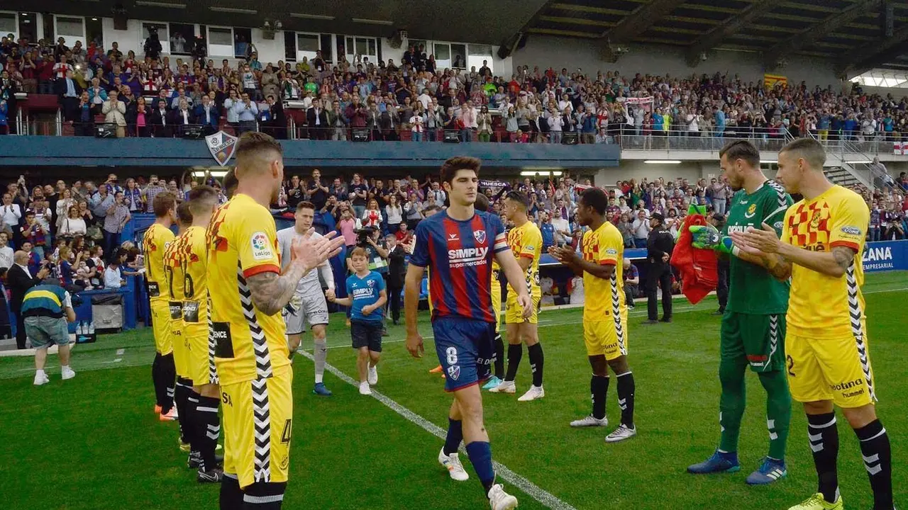 Imagen del Huesca-N&aacute;stic investigado en el caso Oikos y que denuncia el Real Zaragoza | Foto: Carlos Pascual