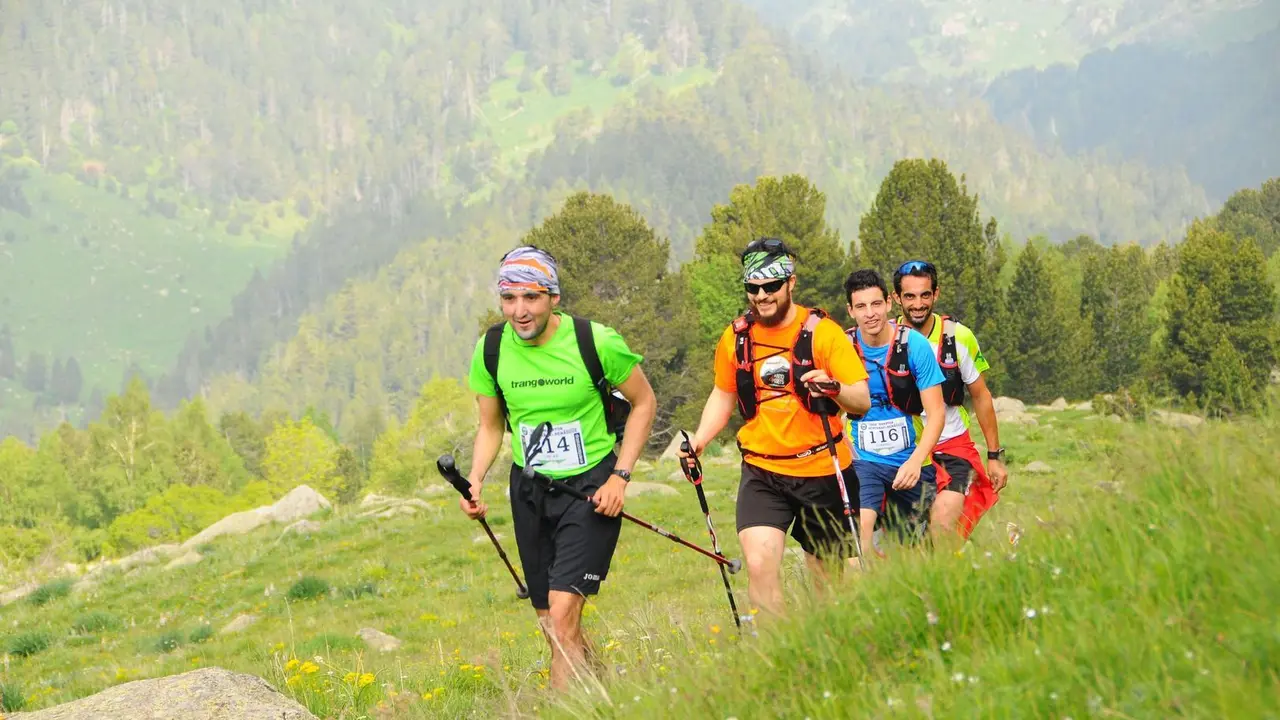Corredores durante la edici&oacute;n de 2018 del Gran Marat&oacute;n Monta&ntilde;as de Benasque. Foto: GMMB