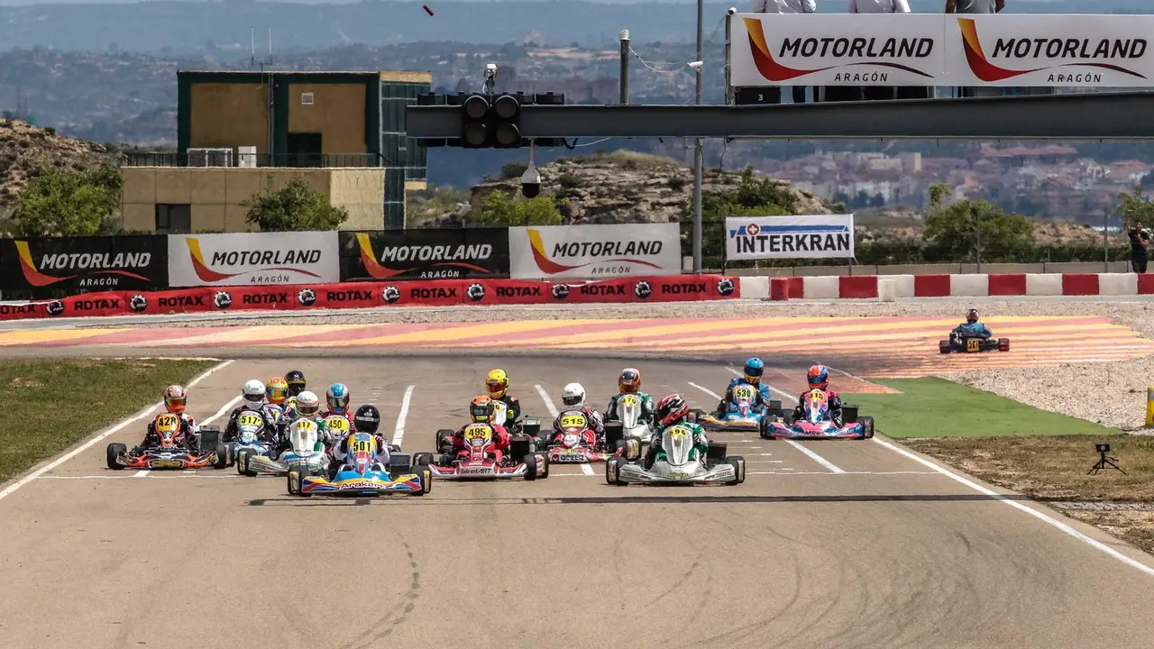 Imagen durante la prueba disputada hoy en Motorland | Foto: FADA