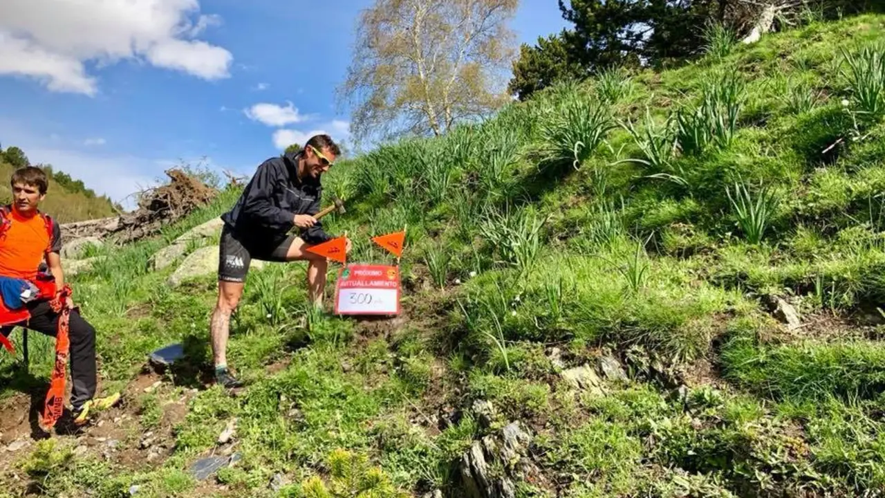 Dani Amat en un marcaje del Gran Marat&oacute;n Monta&ntilde;as de Benasque.