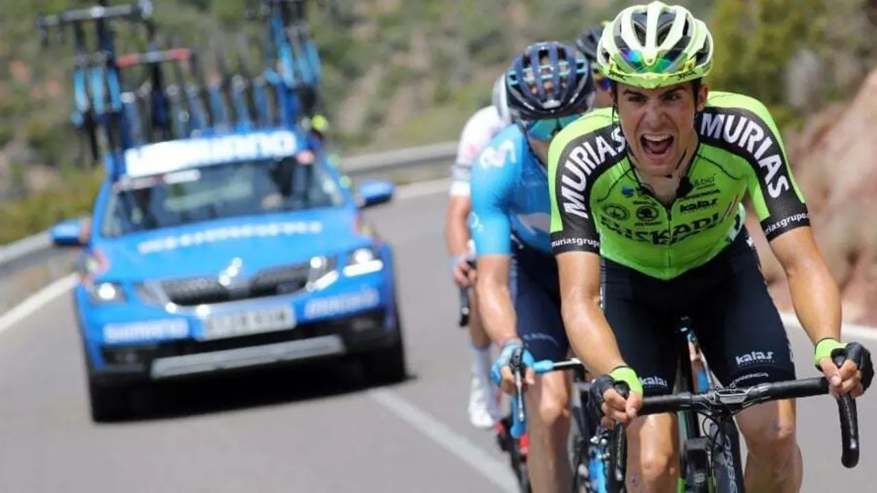 Sergio Samitier tirando de la fuga | Foto: Euskadi-Murias