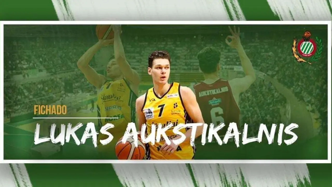 Lukas Aukstikalnis acaba de ser anunciado como jugador del Levitec Huesca. 