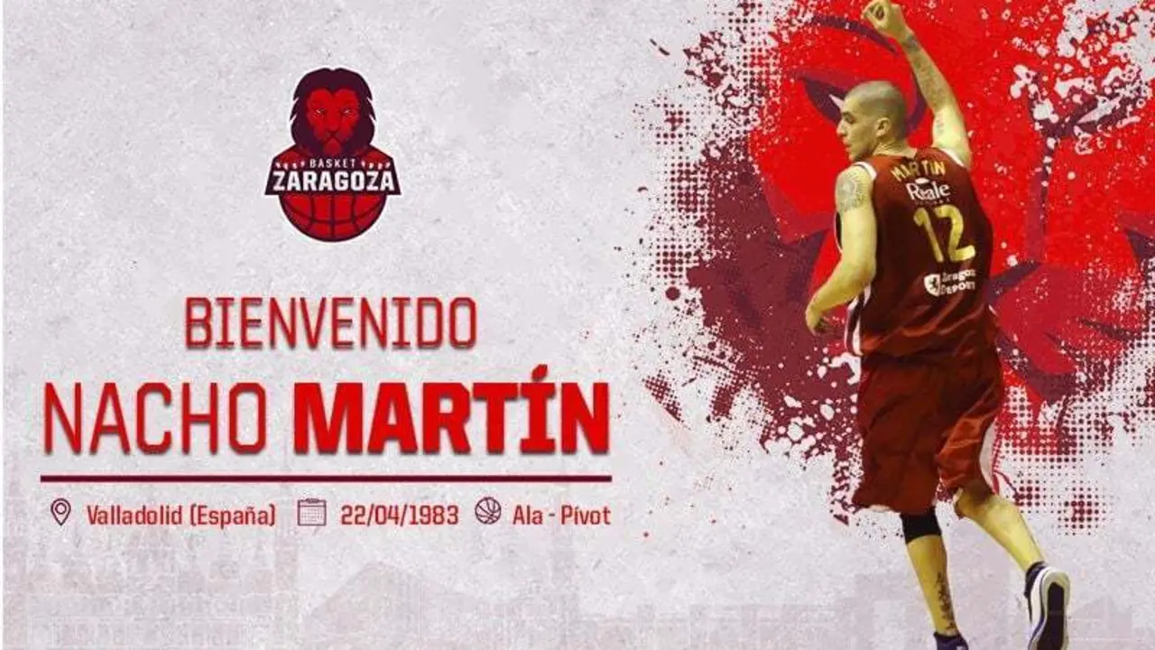 Basket Zaragoza da la bienvenida a Nacho Mart&iacute;n.