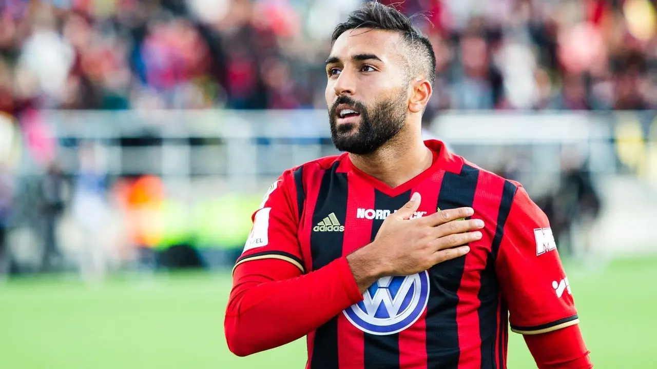 Ghoddos, con la camiseta de su actual equipo