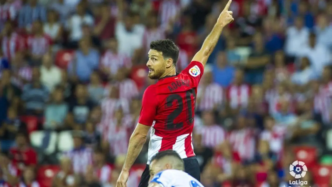 Aduriz en el partido ante el Legan&eacute;s de la primera jornada liguera | Foto: LFP
