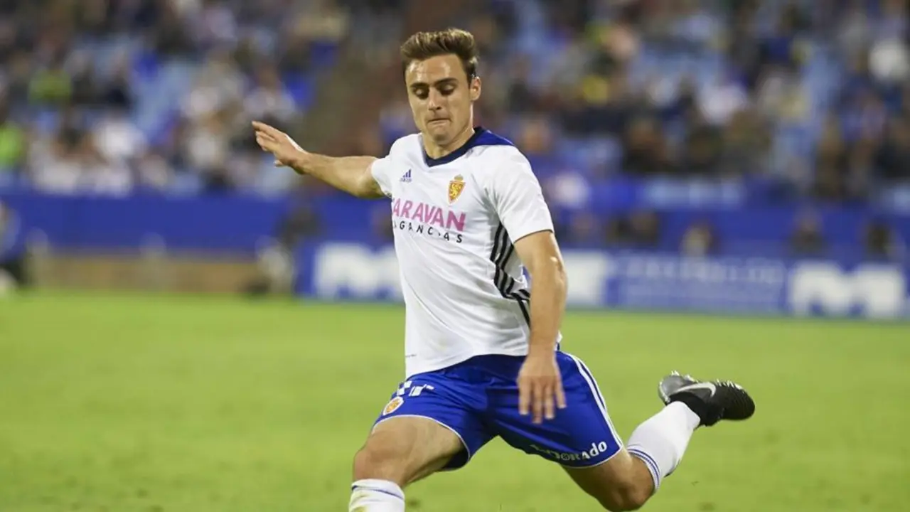 Lasure, con la camiseta del Real Zaragoza | Foto: LaLiga