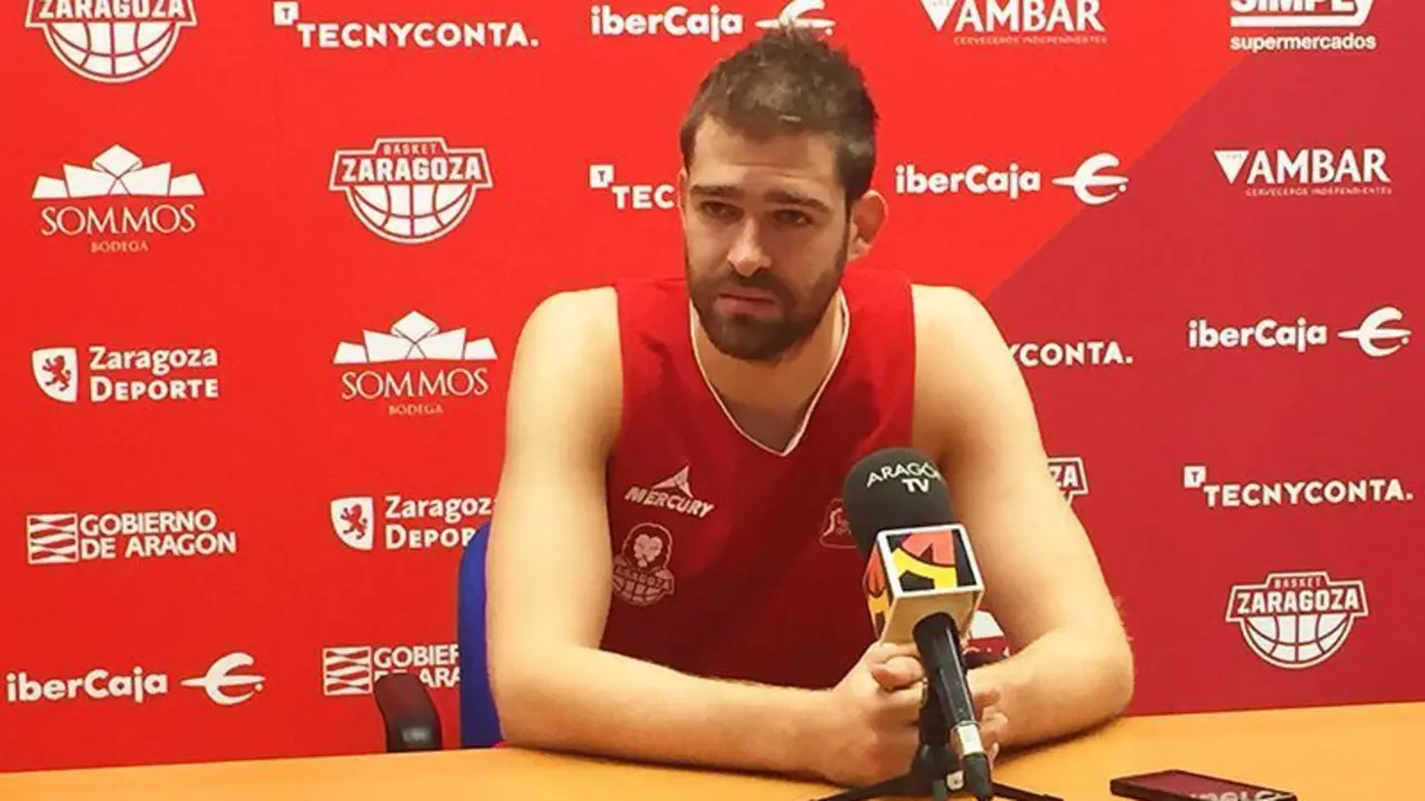 Radovic se alegra por el grupo humano que se ha encontrado en el equipo. Foto: Basket Zaragoza