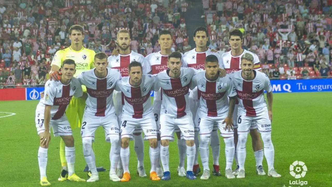 Once inicial que present&oacute; el Huesca en San Mam&eacute;s | Foto: LFP