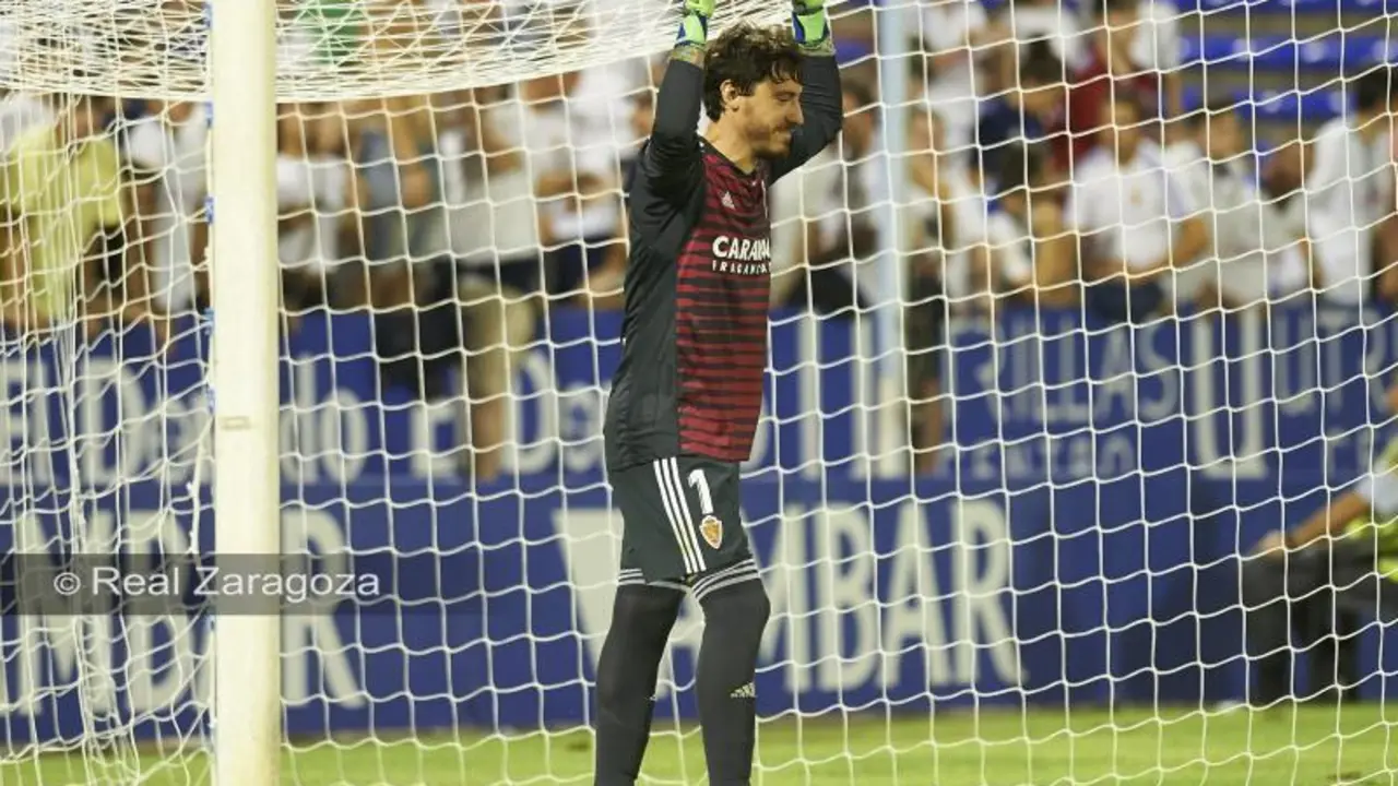 Cristian &Aacute;lvarez es una de las piezas fundamentales del Real Zaragoza. | Foto: Tino Gil, Real Zaragoza