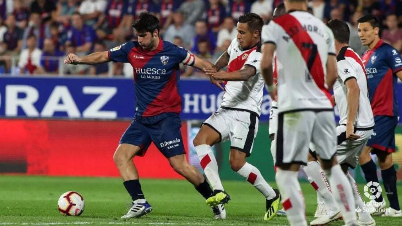 Gonzalo Melero durante el partido contra el Rayo | Foto: LFP