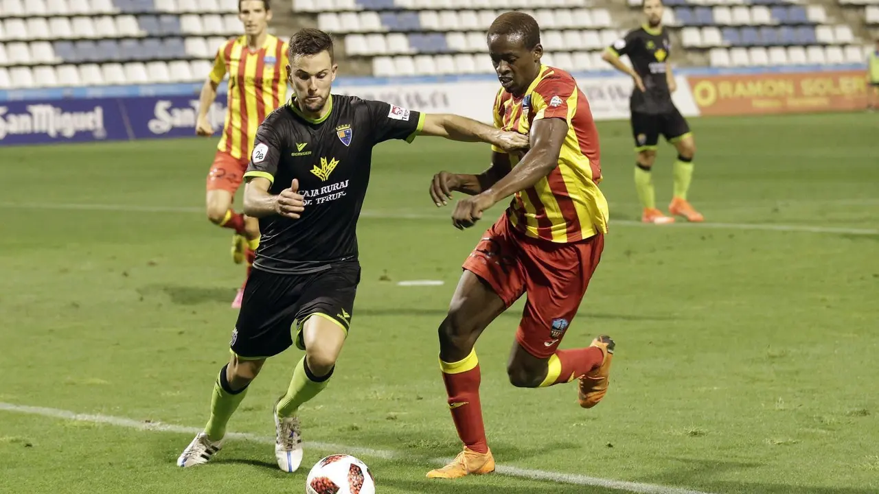 El CD Teruel y el Lleida ya se enfrentaron hace diez d&iacute;as en Copa | Foto: &Ograve;scar Mir&oacute;n/Segre