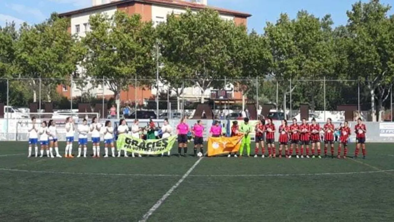 Pallej&agrave; y Zaragoza posan para los medios antes del encuentro | Foto: Zaragoza CFF