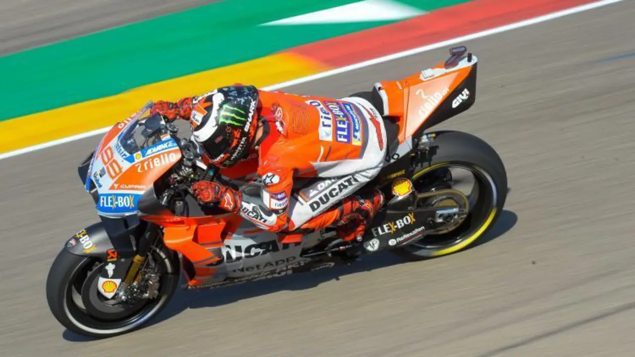 Jorge Lorenzo en Motorland 