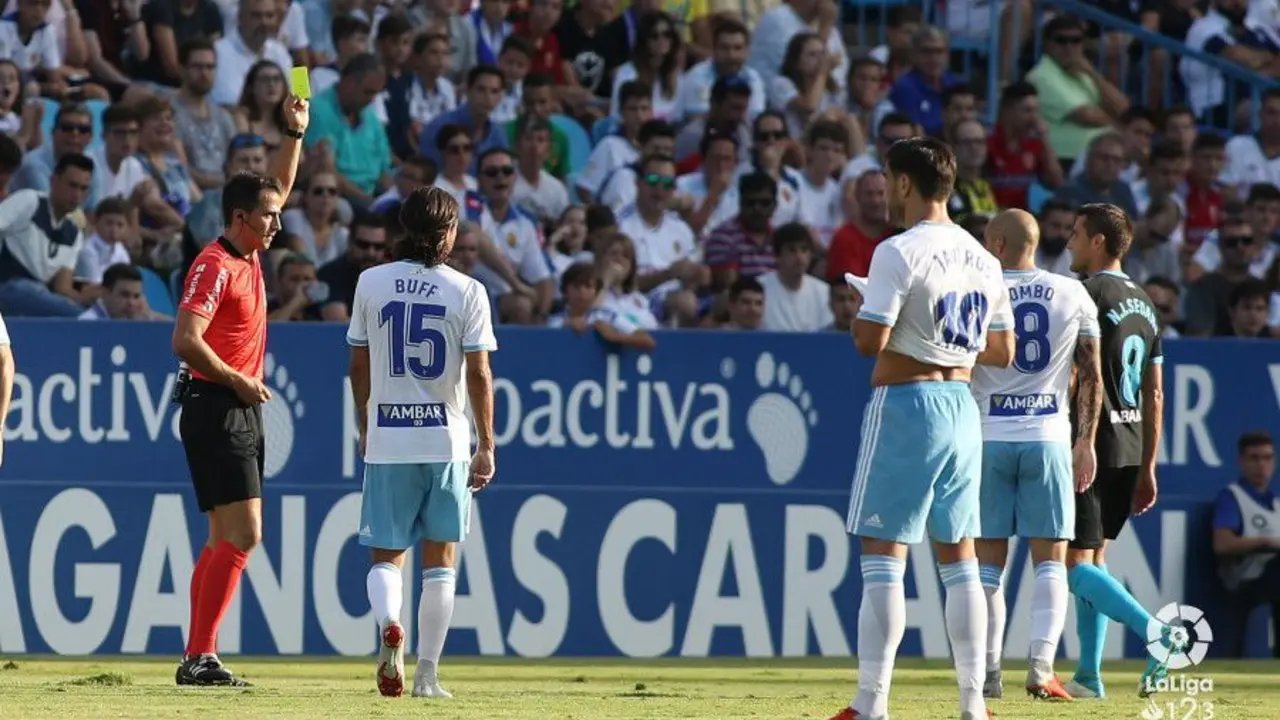 El Real Zaragoza perdi&oacute; con el Lugo en la primera vuelta por 0 a 2. | Foto: La Liga
