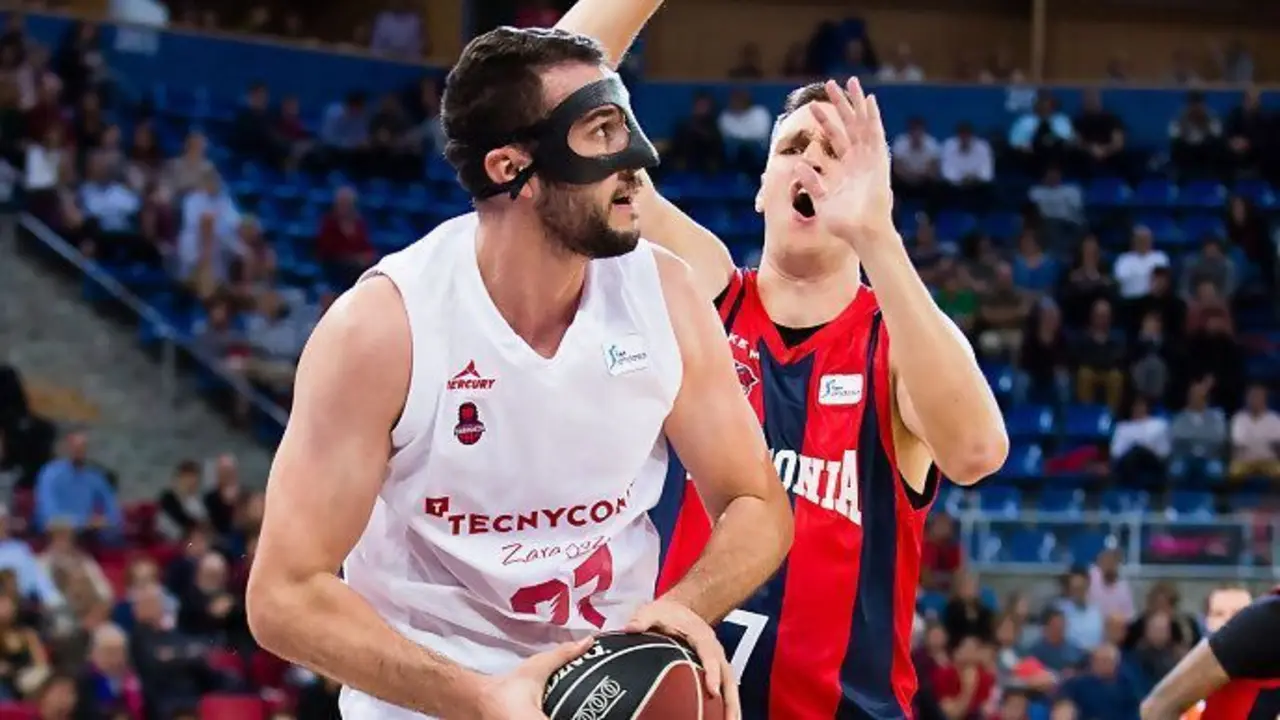 Nico de Jong tuvo un papel destacado en la victoria de la temporada pasada en el Buesa Arena. Foto: I. Mart&iacute;n / ACB Photo