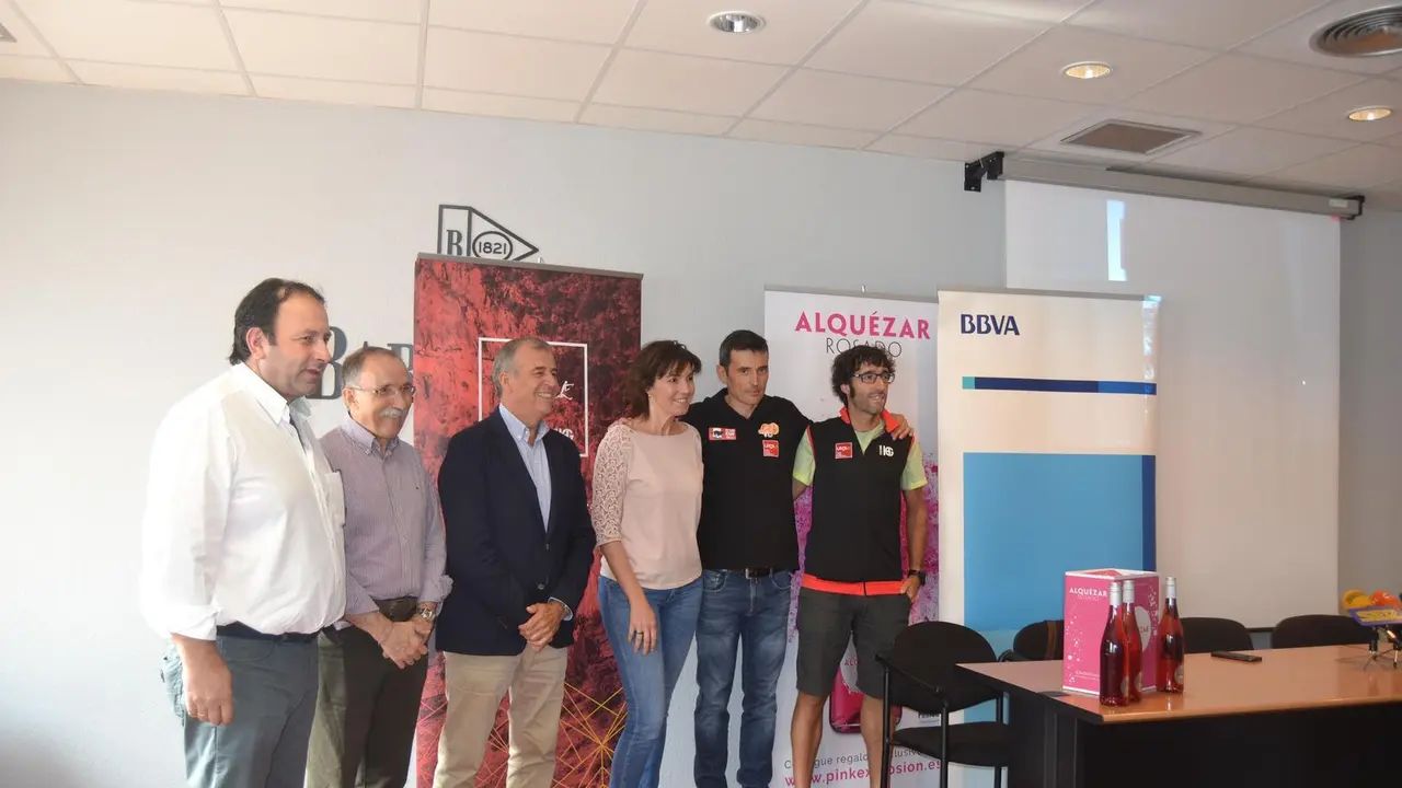 Presentaci&oacute;n del Trail Guara Somontano en Bodega Pirineos. Foto: Sportaragon