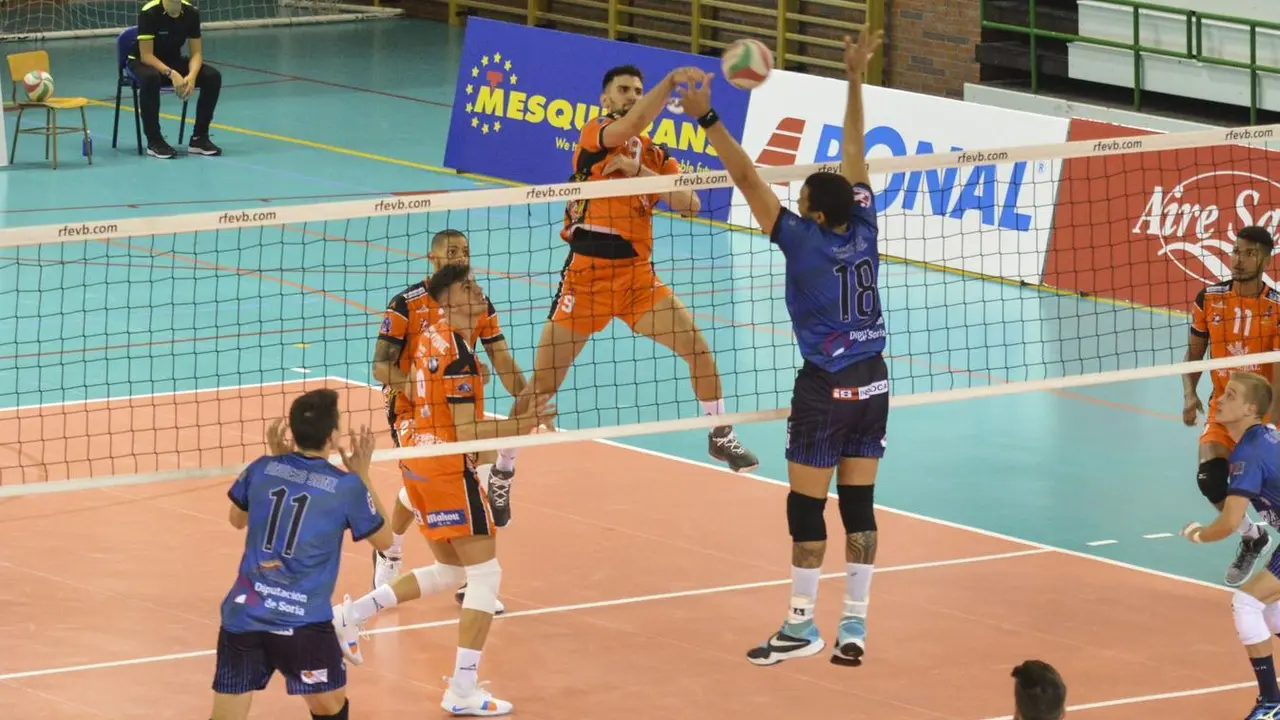 Los turolenses acabaron la pretemporada con victoria ante el R&iacute;o Duero Soria | Foto: CV Teruel