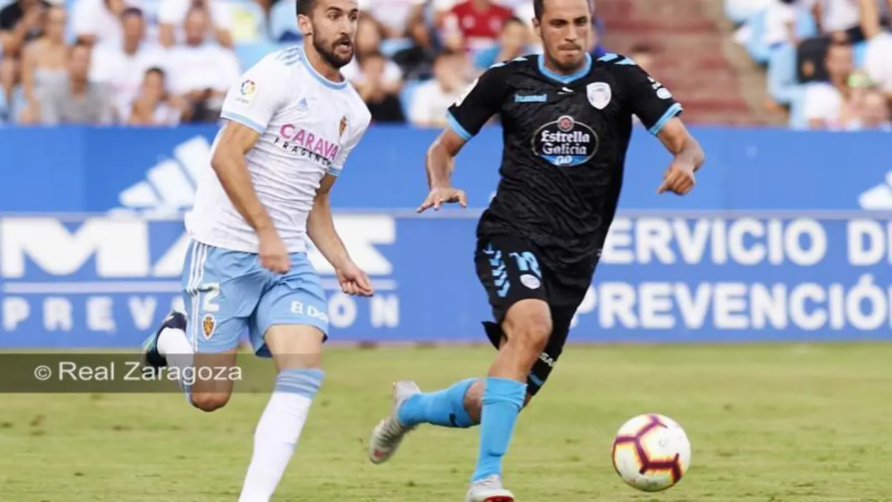 Benito en el encuentro ante el Lugo. | Foto: Real Zaragoza