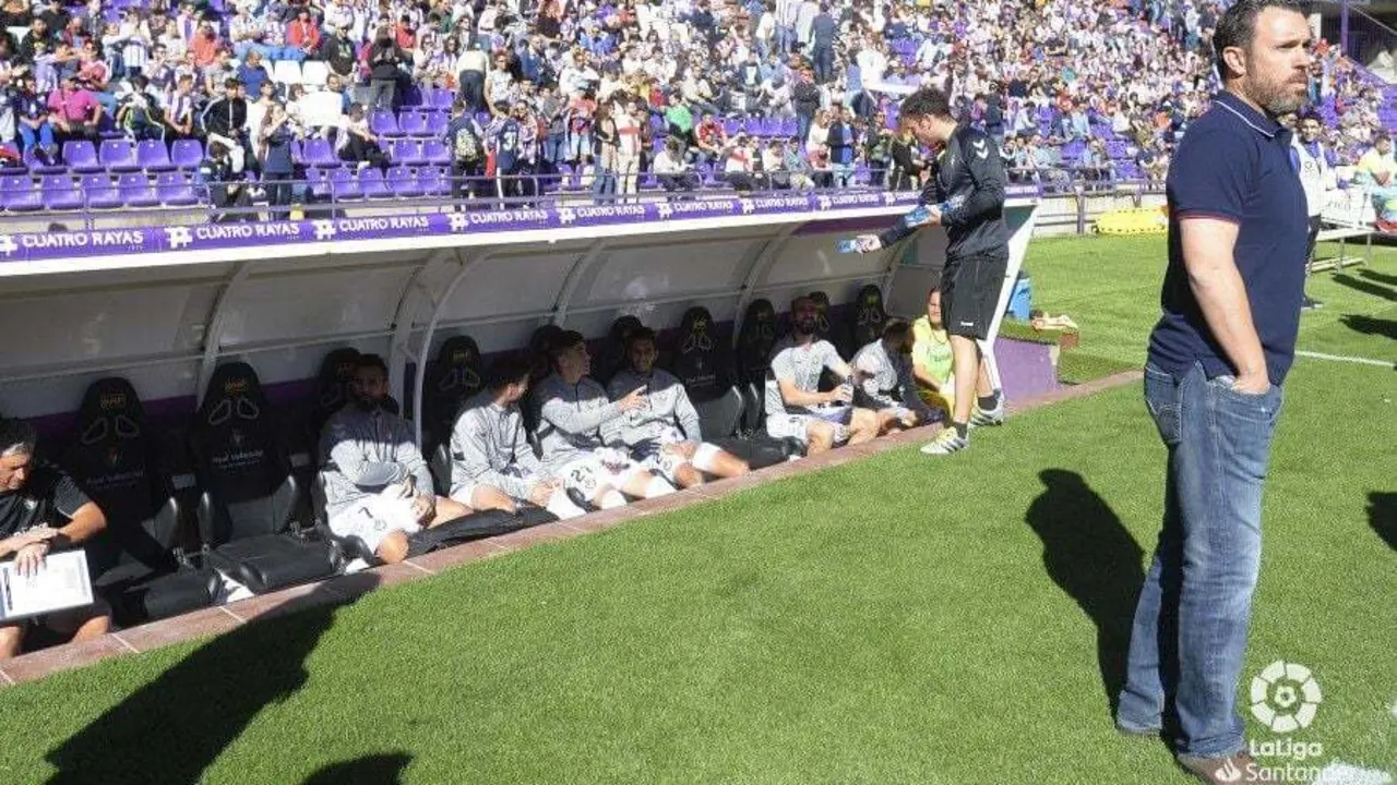 El t&eacute;cnico catal&aacute;n se mostraba contento por sumar la tercera vitoria consecutiva | Foto: LFP
