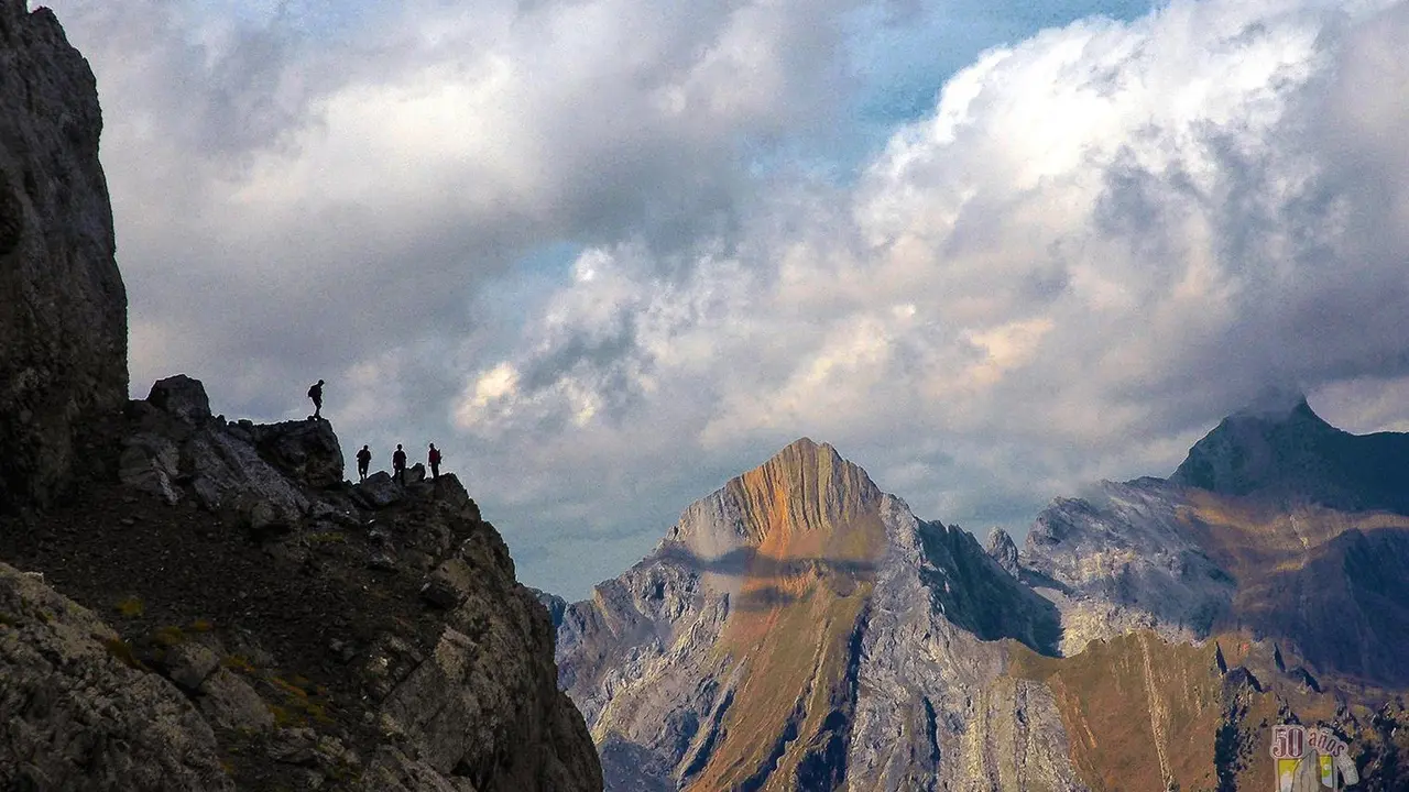 Espectacular imagen de una de las excursiones del Club Alpino Universitario. Foto: CAU