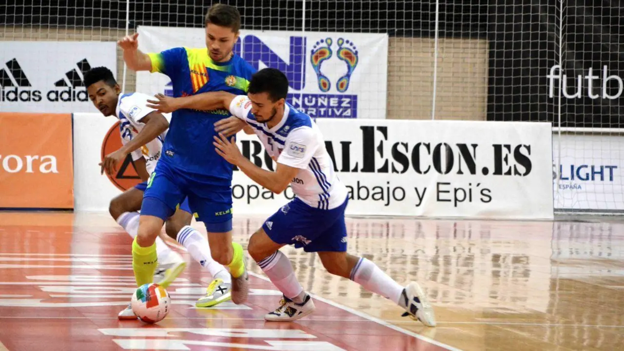 La intensidad marc&oacute; el partido ante el Santa Coloma. Foto: AD Sala 10