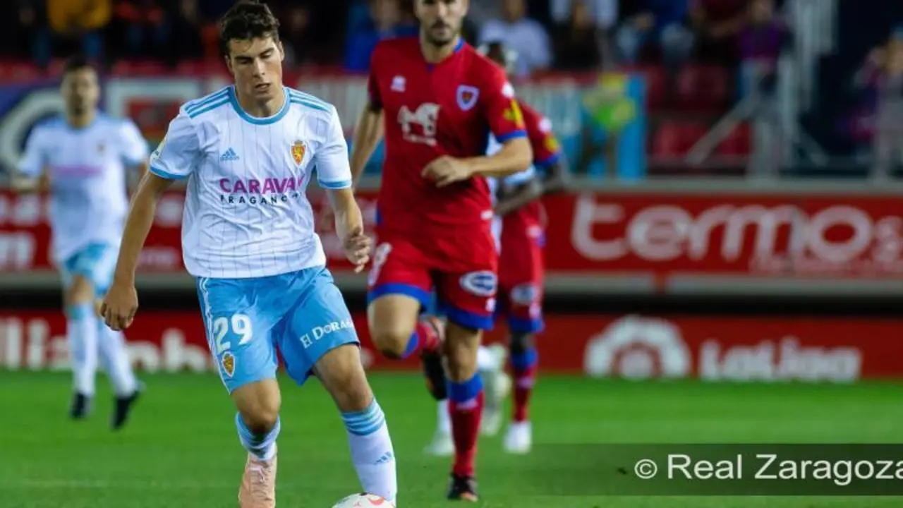 Soro durante un partido esta temporada | Foto: Real Zaragoza
