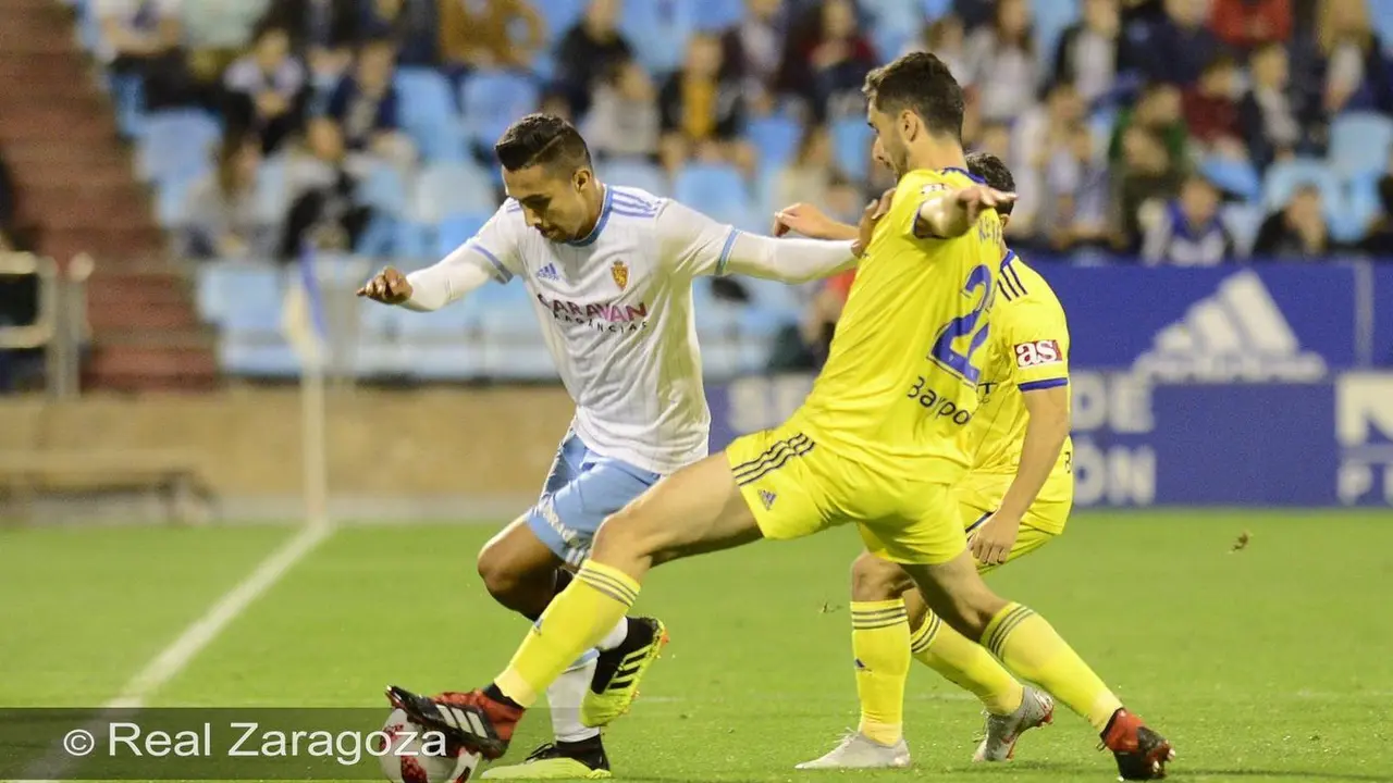 El C&aacute;diz elimin&oacute; esta temporada al Real Zaragoza de la Copa del Rey tras ganar 0-1 en la Romareda | Foto: Real Zaragoza