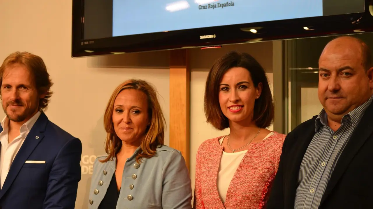 De izquierda a derecha Isaac Sierra, Mayte P&eacute;rez, Teresa Ladrero y Santos Navarro. Foto: Sportaragon.com