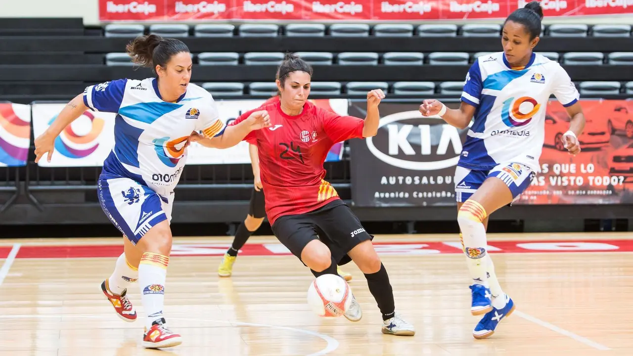 Imagen del partido del Trofeo Ciudad de Zaragoza. Foto: Sala Zaragoza