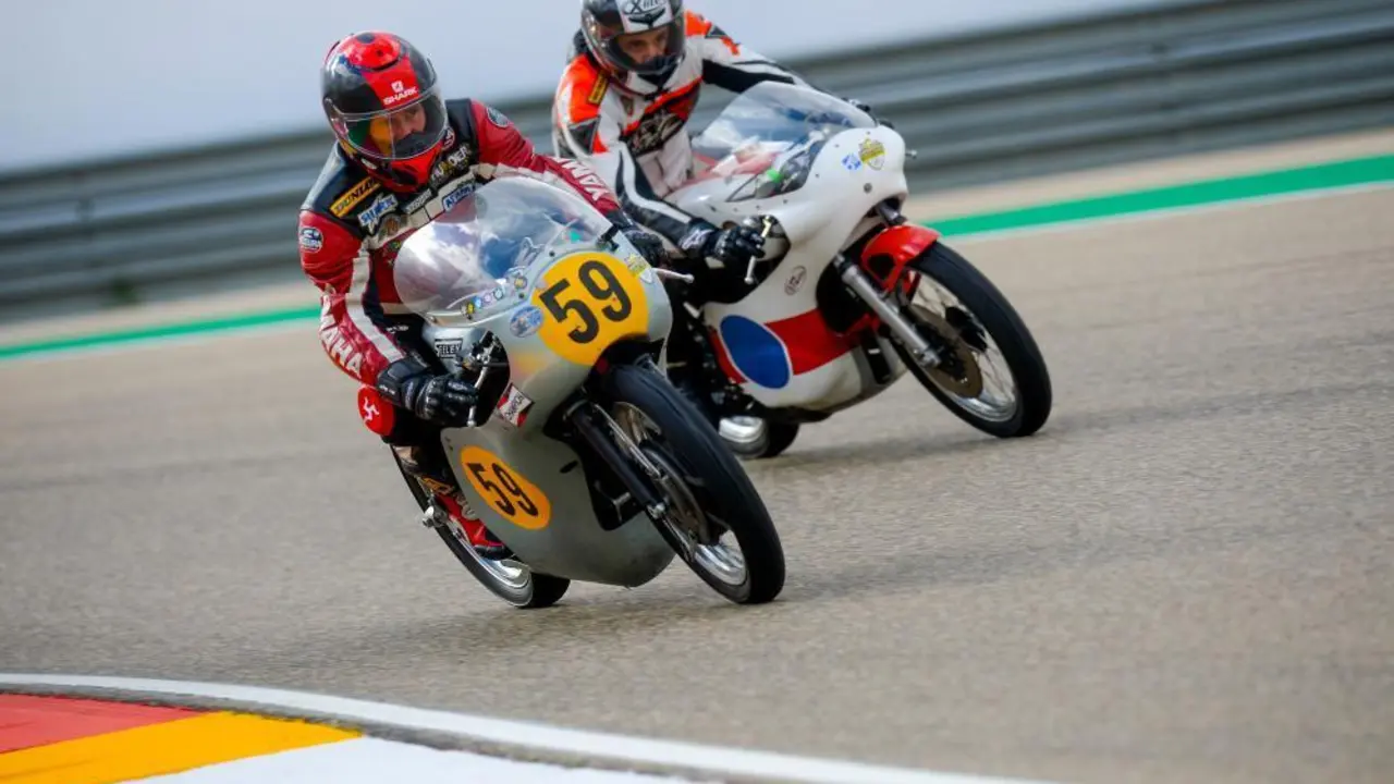 Exhibici&oacute;n en el MotorLand Classic Festival. | Foto: Motorland Arag&oacute;n