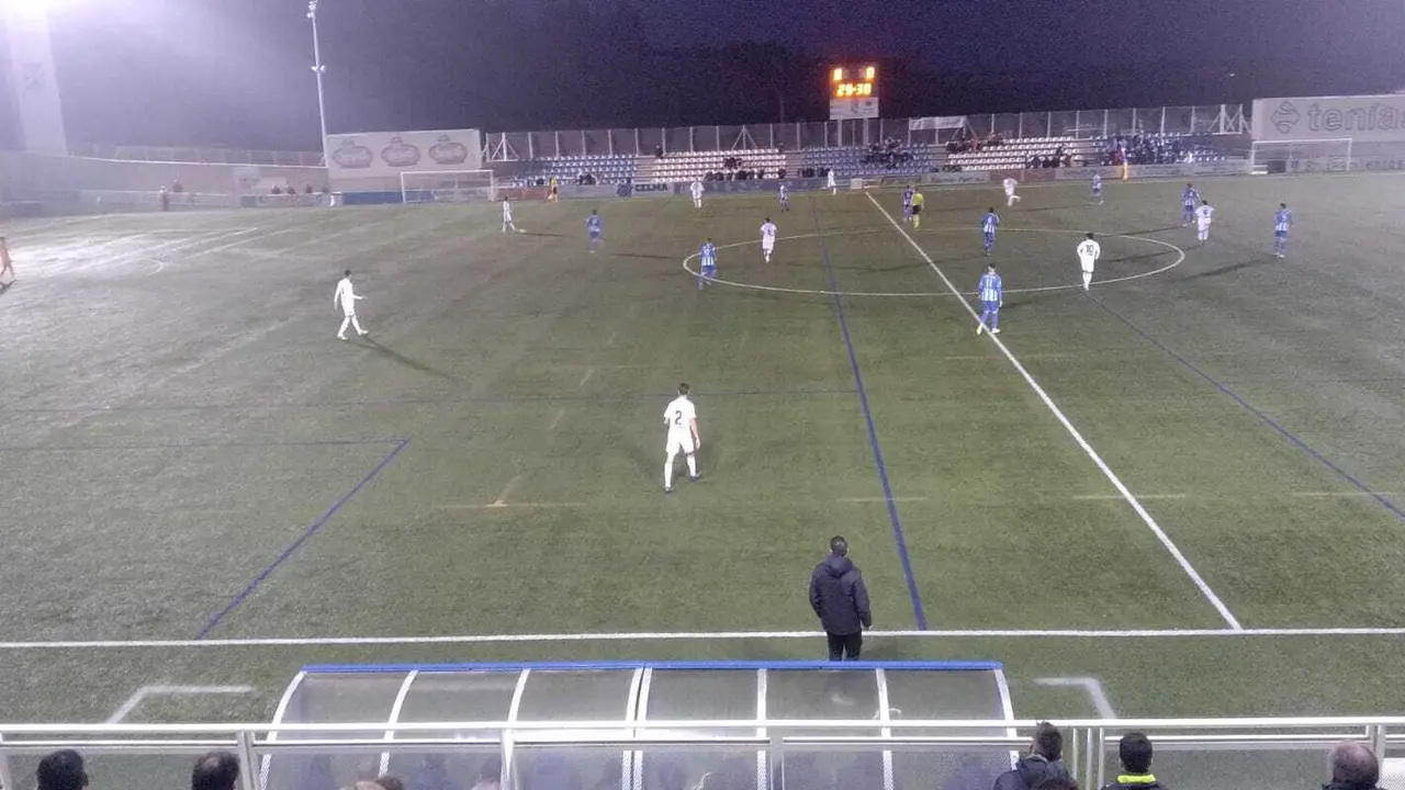 Imagen del encuentro durante la primera parte