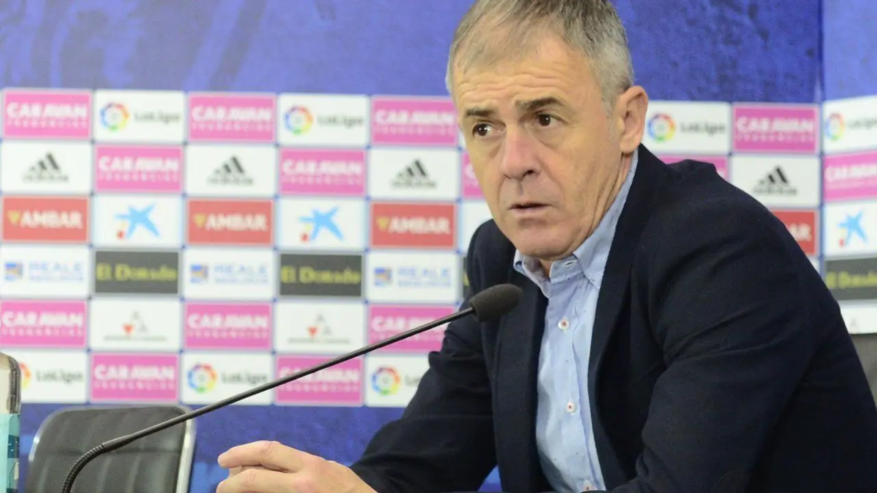 Alcaraz ha insistido en que toca seguir trabajando. Foto: Real Zaragoza