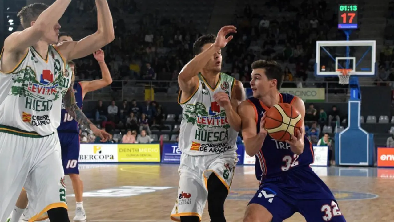 Imagen del partido del Pe&ntilde;as el viernes pasado. Foto: Palencia Basket