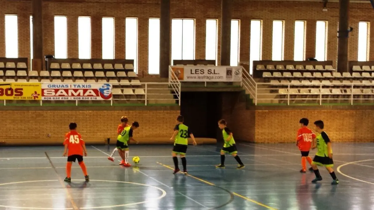 Liga comarcal de f&uacute;tbol sala escolar en el Bajo Cinca. | Foto: Bajo Cinca