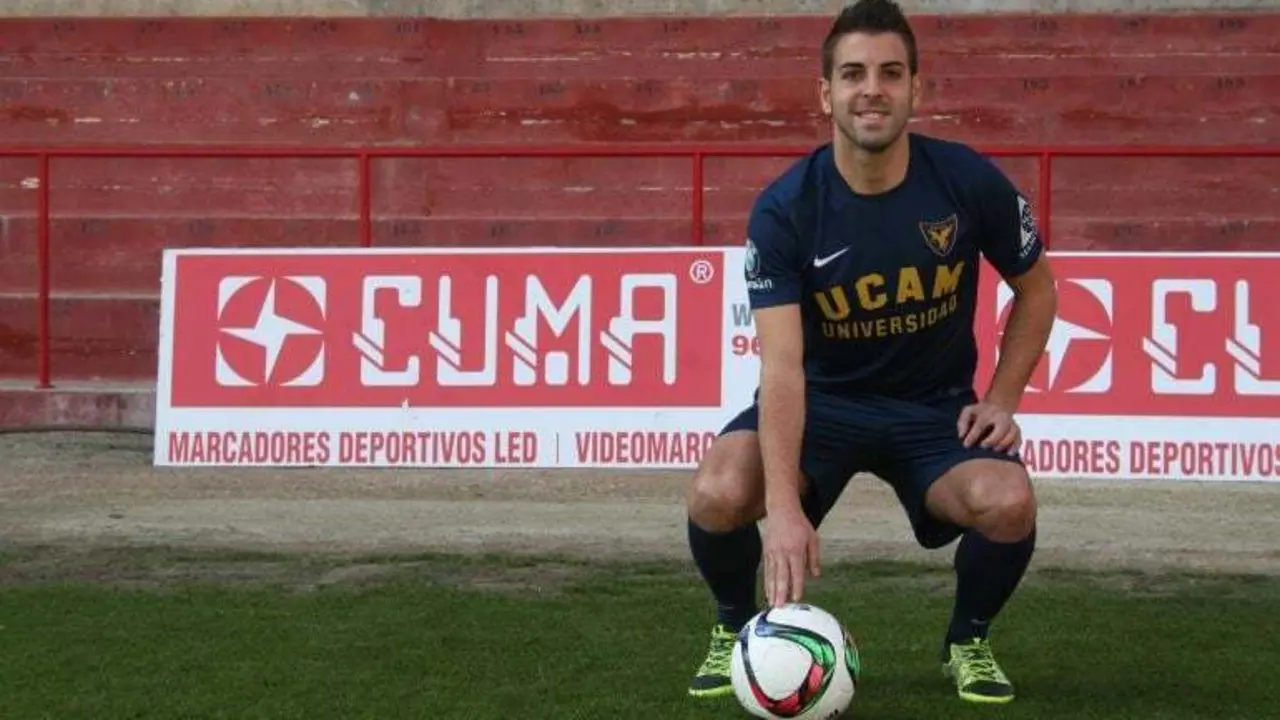 Julio de Dios en su etapa como jugador del UCAM Murcia.