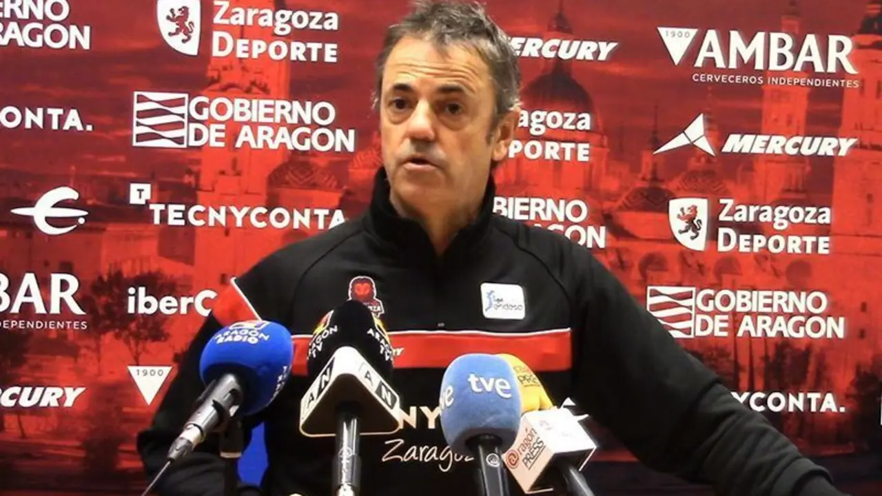 Fisac cree que el Burgos se ha ido reforzando muy bien durante la temporada. Foto: Basket Zaragoza