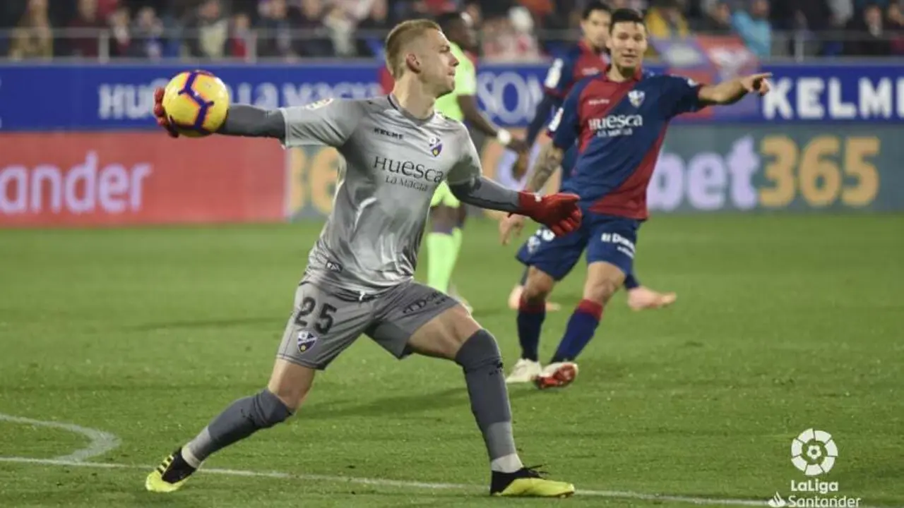 Jovanovic durante el partido contra el Levante de la pasada temporada | Foto: LaLiga
