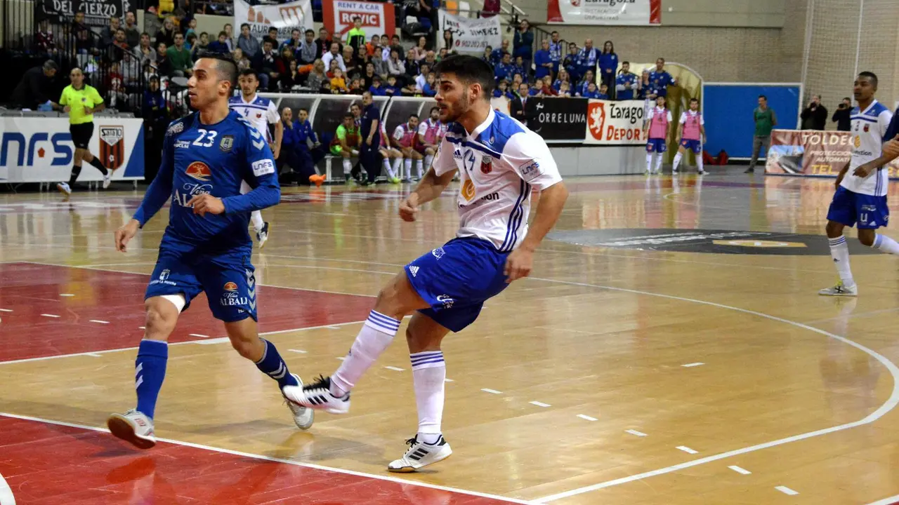 Esteban Cejudo, en el duelo del pasado viernes ante Valdepe&ntilde;as. Foto: Pedro Serrano