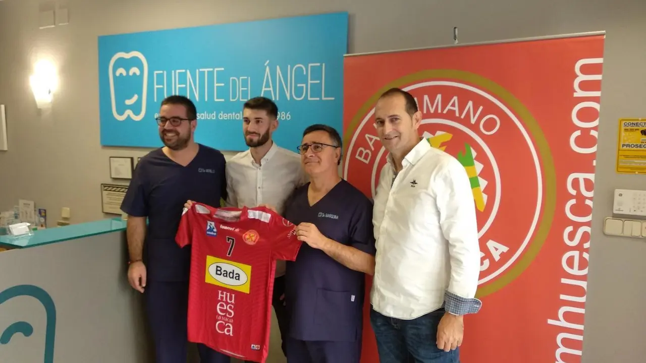 De izquierda a derecha Murillo, Carmona, Marquina y Nolasco. Foto: Sportaragon
