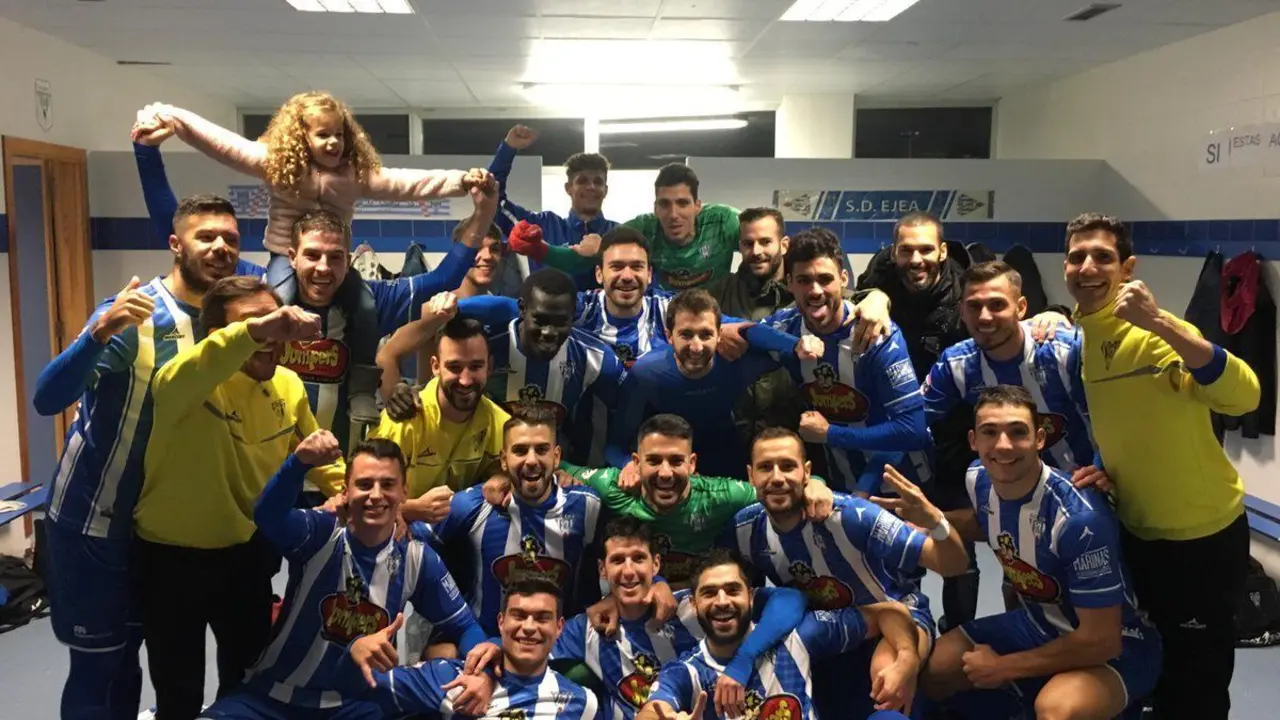 El Ejea ha vencido 0 a 1 al Lleida. | Foto: SD Ejea