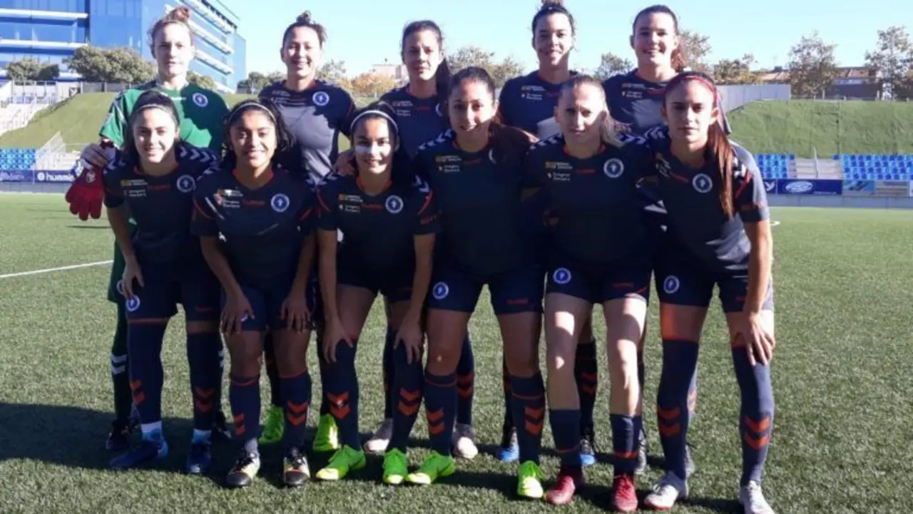 Once inicial del Zaragoza CFF en su encuentro ante el Seagull de la primera vuelta. Foto: Zaragoza CFF