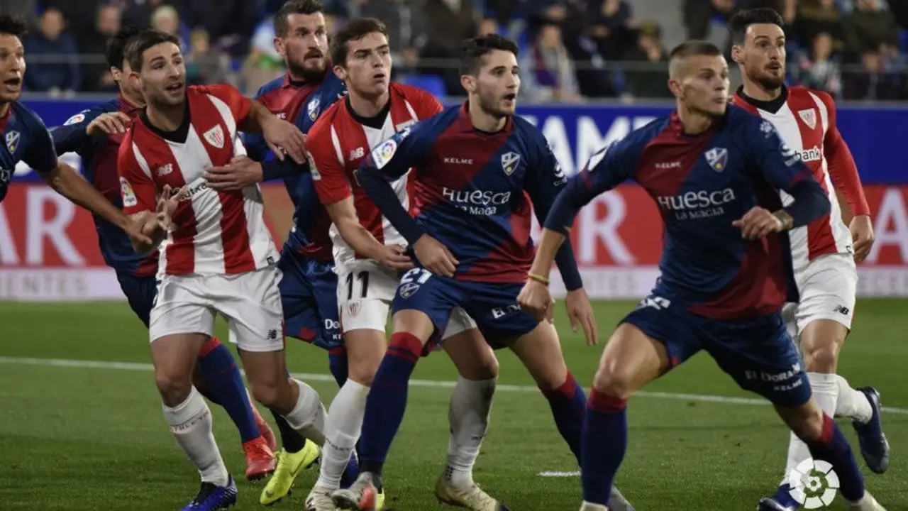 Imagen durante el partido | Foto: SD Huesca