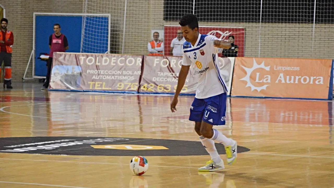 Farinha, en la imagen, se desvincula del Futbol Emotion Zaragoza. Foto:  Cedida