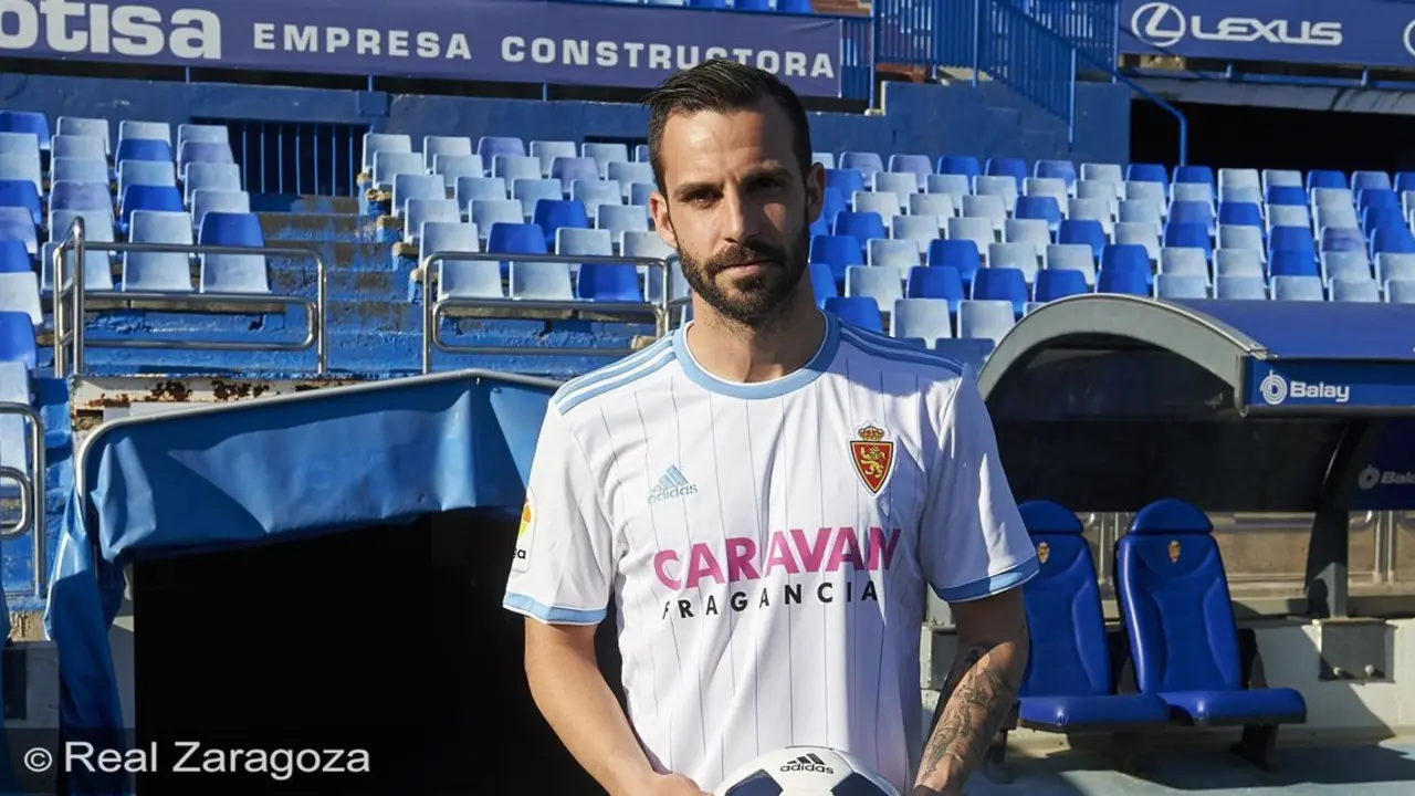 Guitian en su presentaci&oacute;n | Foto: Real Zaragoza